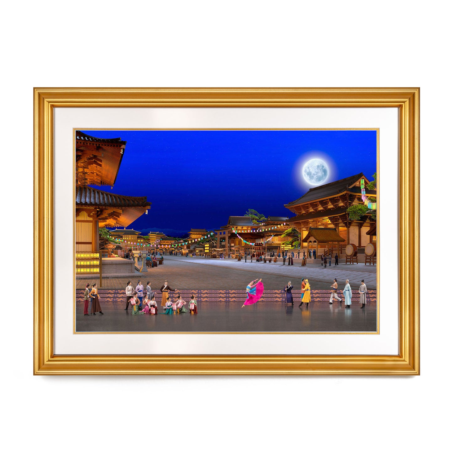 Visiting the Moon Palace Giclée Print 16" x 12"