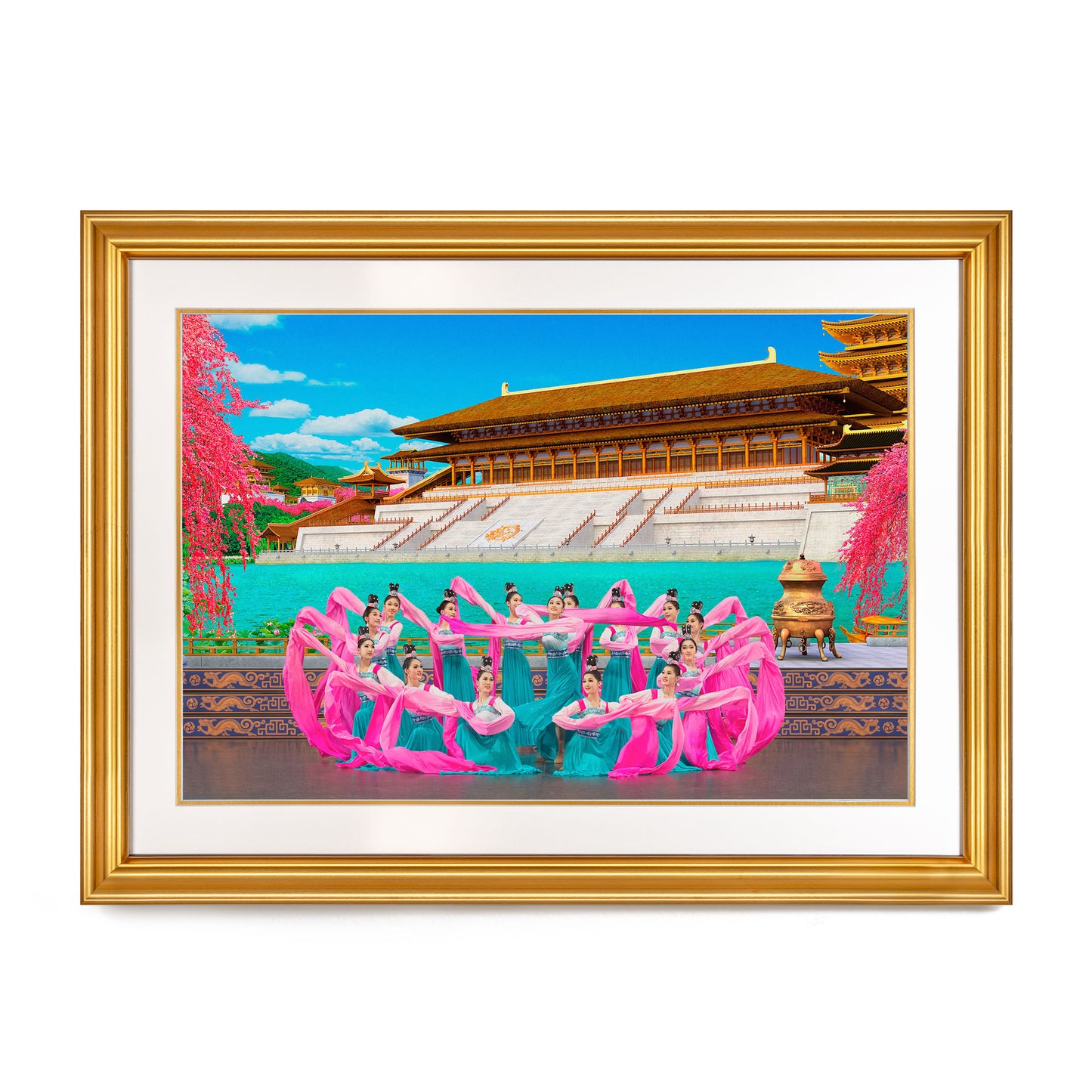 Sleeves of the Tang Palace Giclée Print 16" x 12"