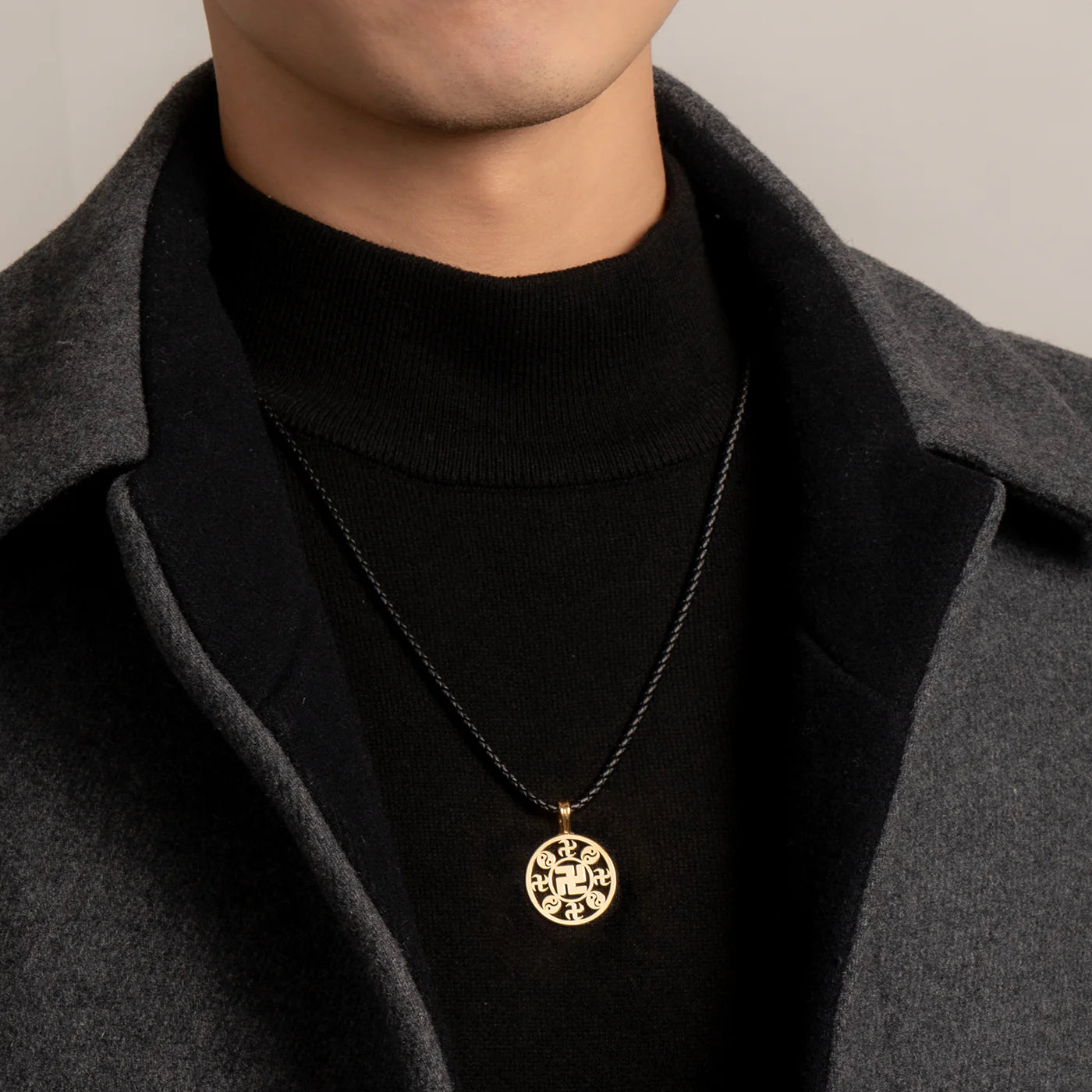 Falun Pendant 24kt Yellow Gold 22mm (without chain)