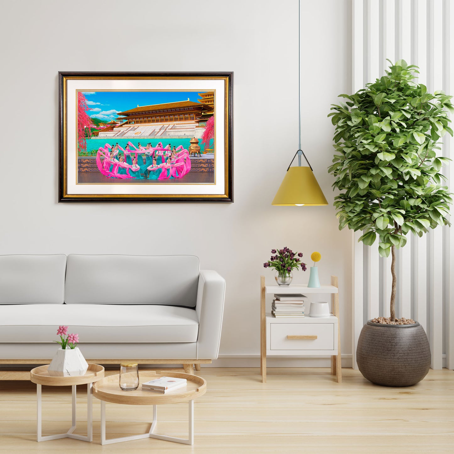 Sleeves of the Tang Palace Giclée Print 16" x 12"