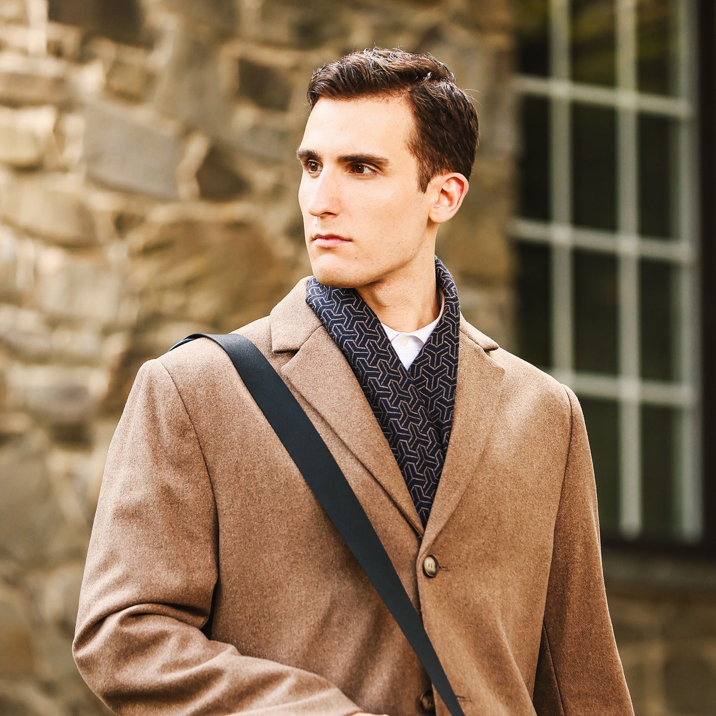 Devotion Scarf - Dark Blue