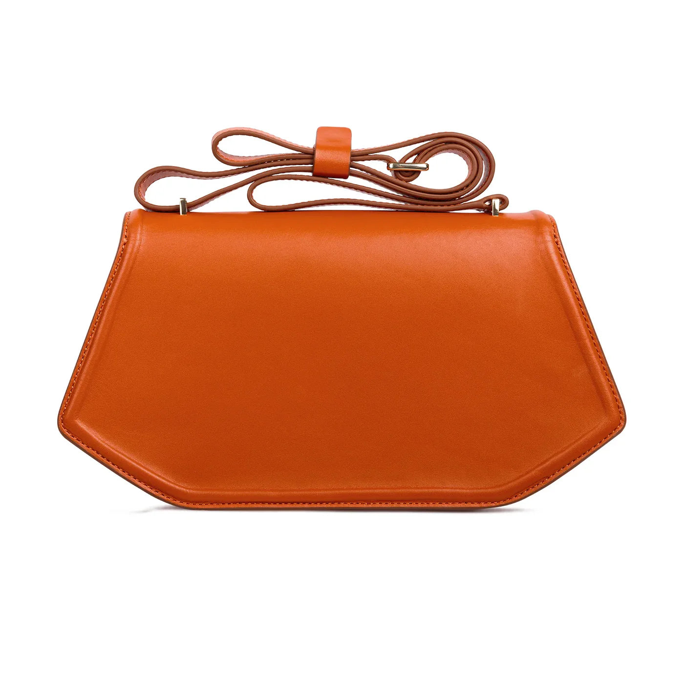 Manchurian Elegance Crossbody Bag with pouch - Brown