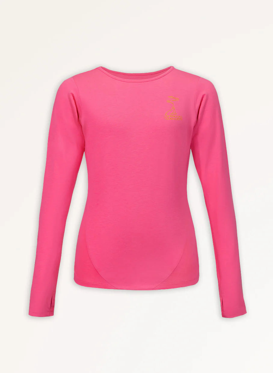 Women's Crew Neck Ventilated Dance Shirt