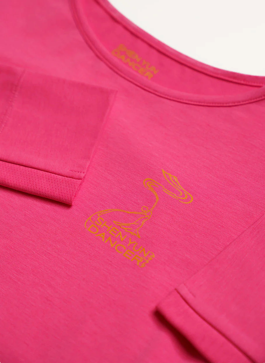 Women's Crew Neck Ventilated Dance Shirt