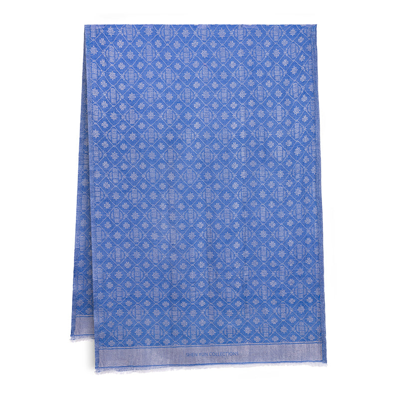 Zhen Shan Ren Long Scarf Royal Blue