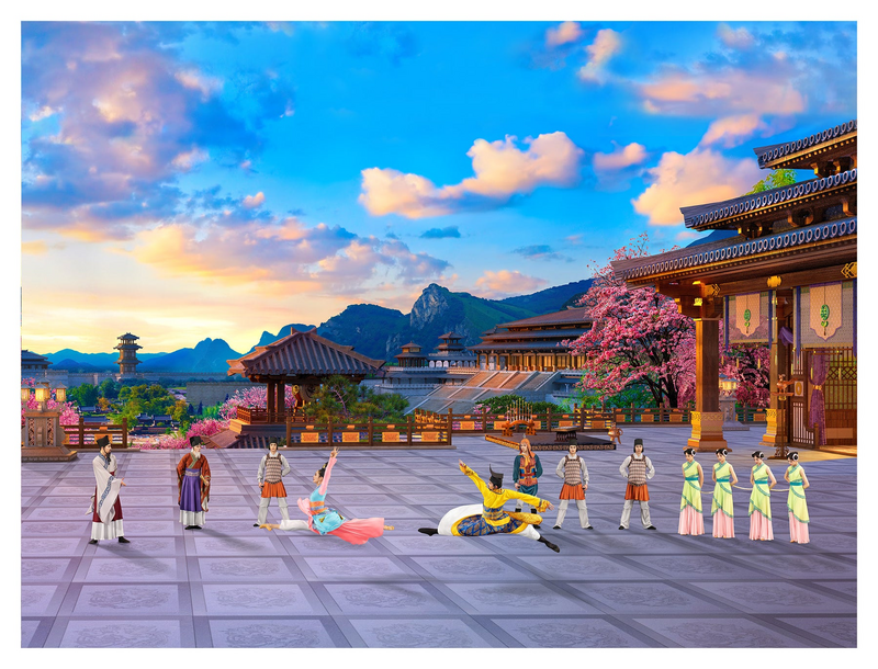 The Story of Lady Xi Shi Giclée Print 24" x 18"