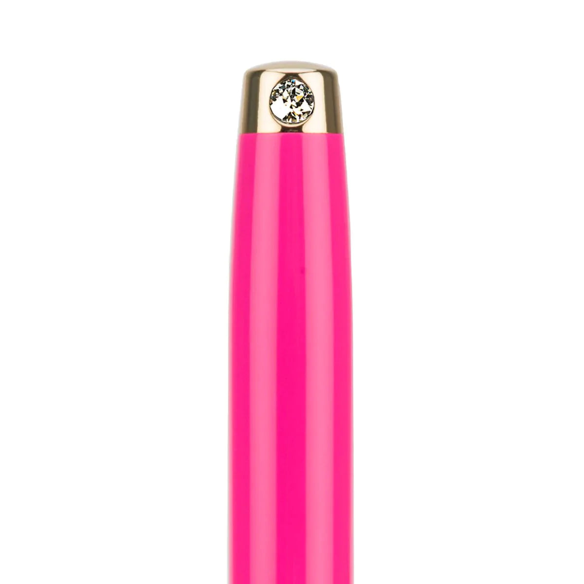 Crystal Ballpoint Pen - Fuchsia