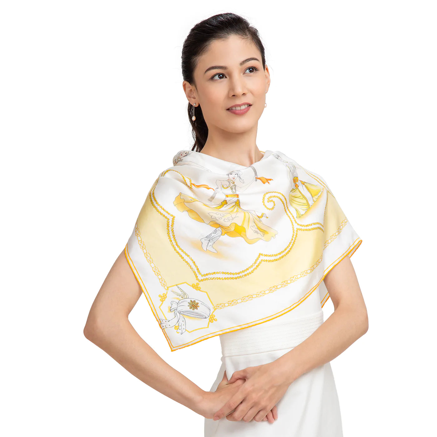 Mongolian Chopsticks Scarf