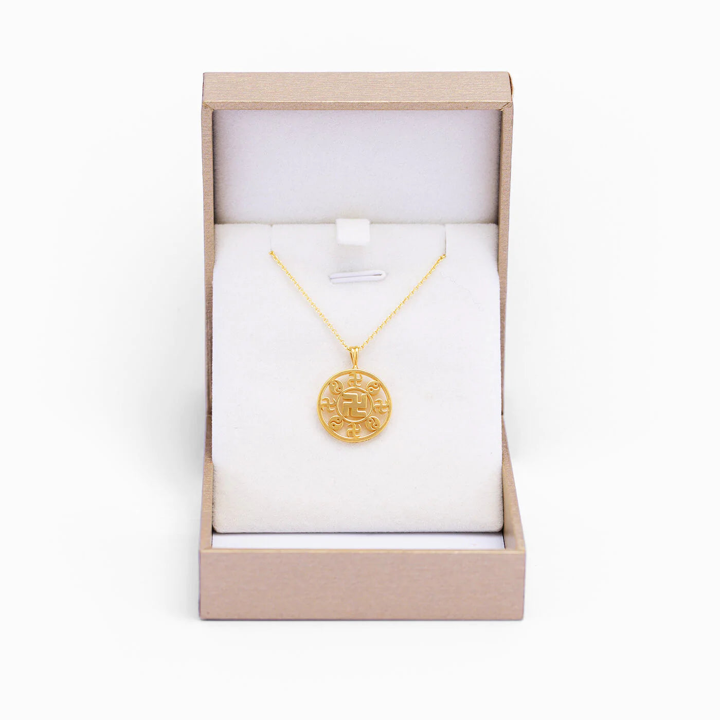 Falun Pendant - 24kt Yellow Gold 17mm (without Chain)