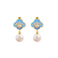 Heavenly Cloud Earrings  Blue