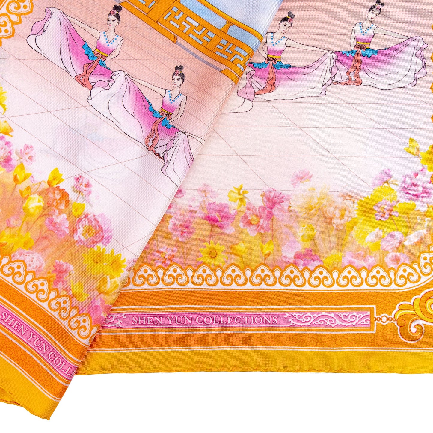 Heavenly Scene Silk Scarf