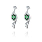 Flying Sleeves Earrings Green