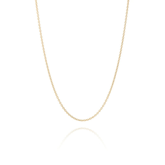 Cable Chain  18kt Yellow Gold - 1.2mm Wide