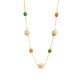 Majestic Tang Peony Necklace Gold Vermeil 16”
