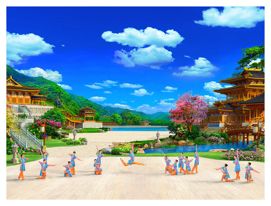 The Ladies' Classical Chinese Dance Giclée Print III