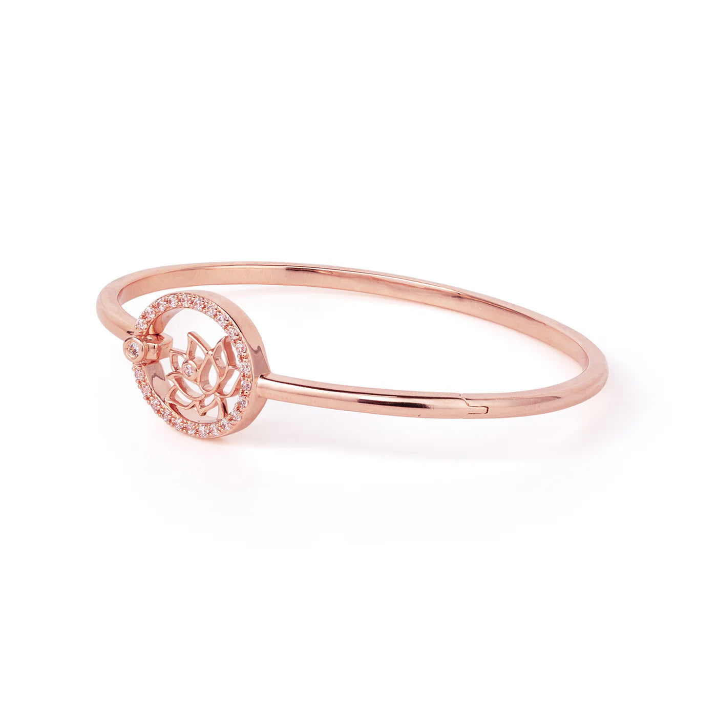 Lotus Fairies Bangle  Rose Gold Small