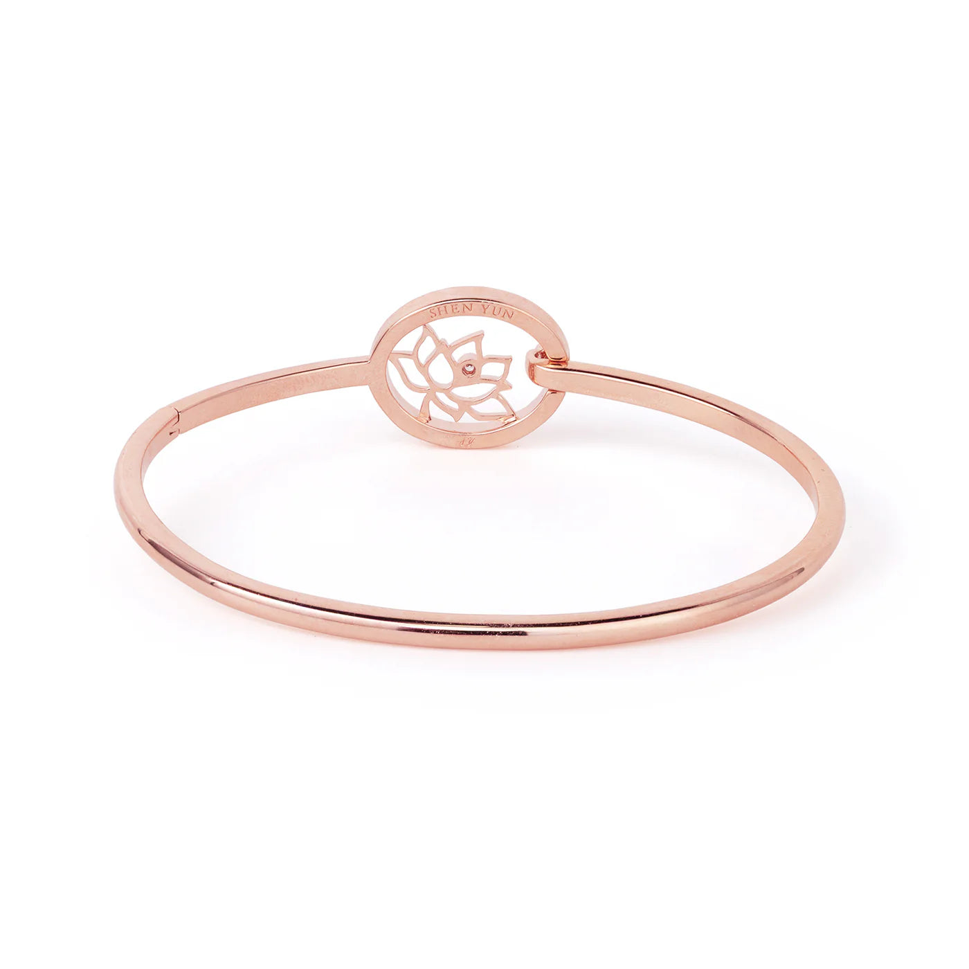 Lotus Fairies Bangle  Rose Gold Small