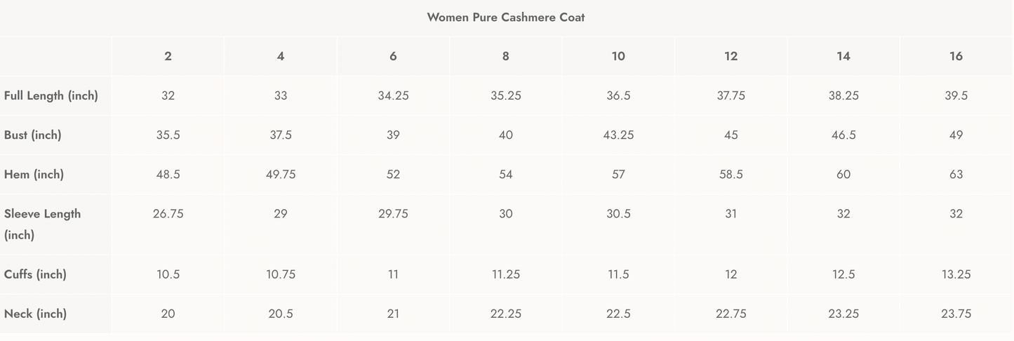 Women's Pure Cashmere Coat Black