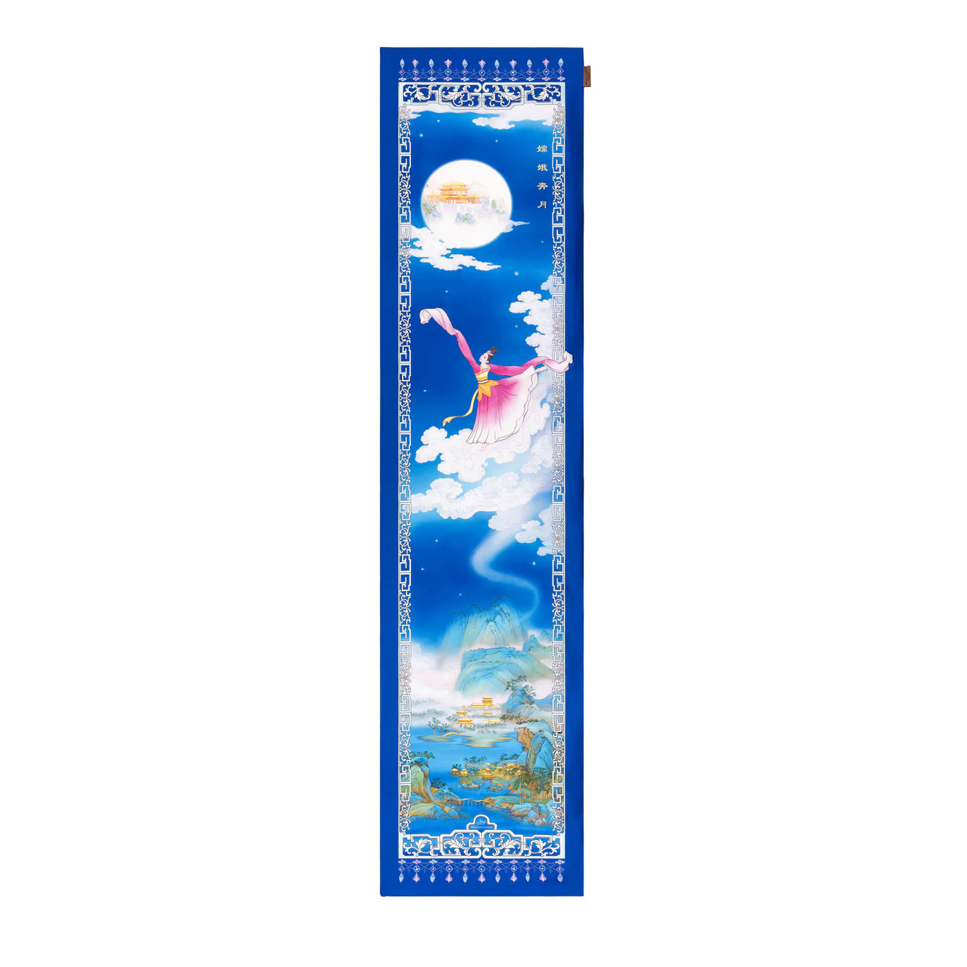 Moon Goddess Long Silk Scarf