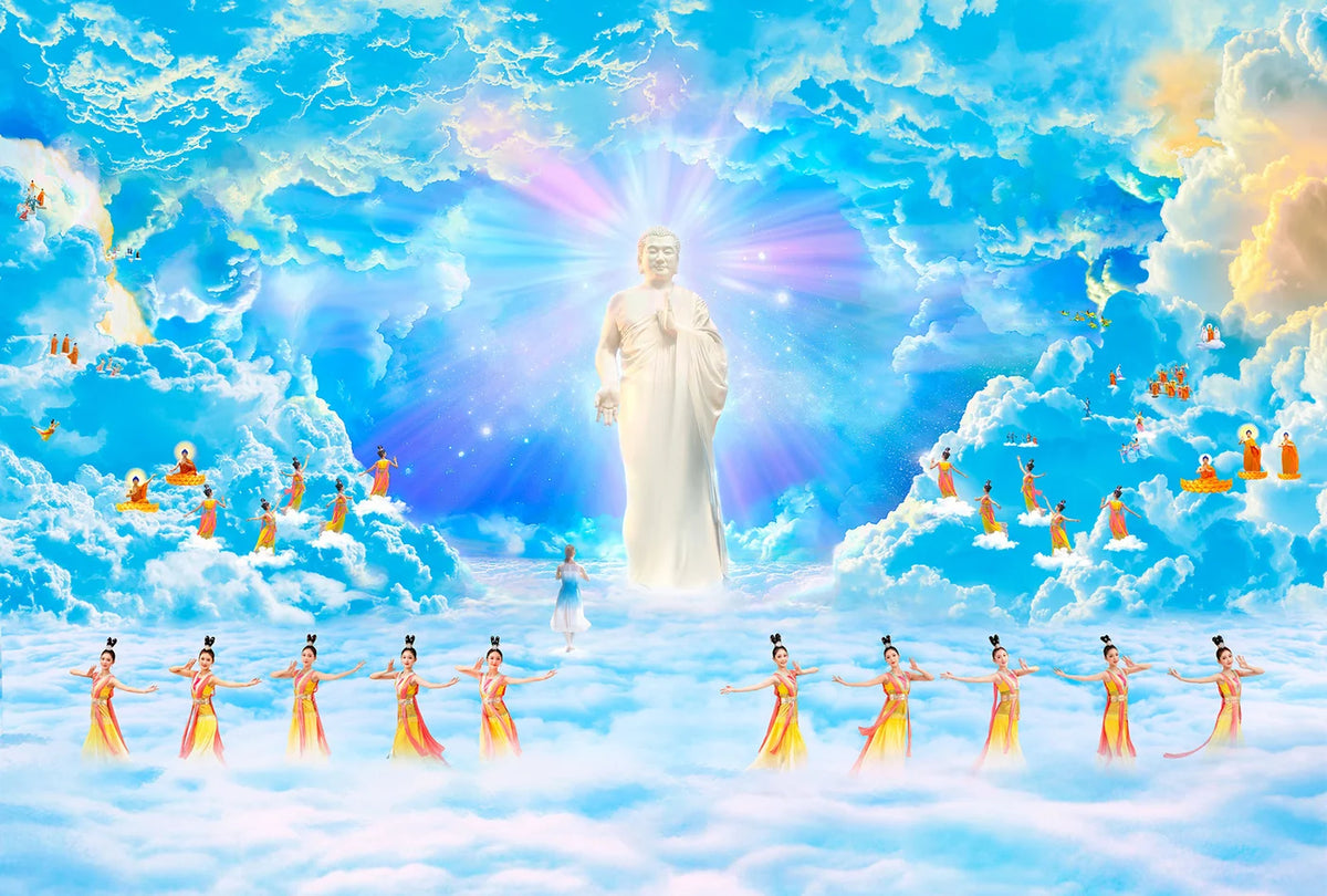 Buddha's Compassion Shines Forth Giclée Print 24"x16"