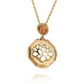 The Tang Elegance Necklace  18kt Yellow Gold with Spessartite Garnet