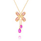 Blissful Knot Necklace  Gold