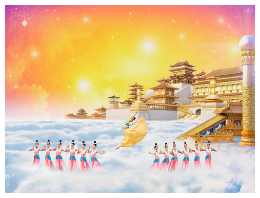 A Heavenly Scene Giclée Print 16" x 12"