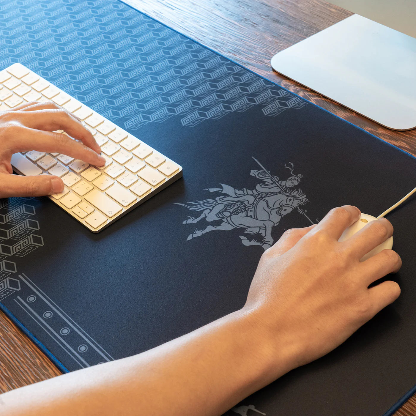 Riding to the Rescue Desk Mat