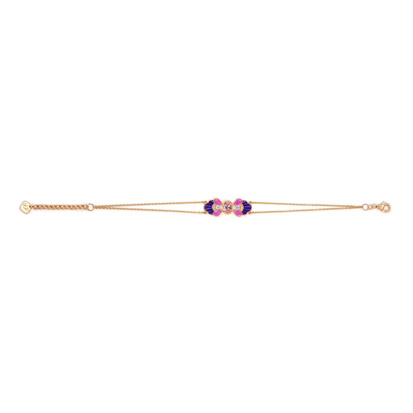 Tang Flowing Gowns Bracelet Purple