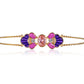Tang Flowing Gowns Bracelet Purple