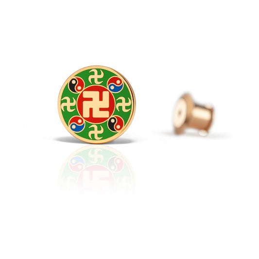 Falun Pin  - Green Small