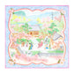 The Mulan Scarf  Pink and Sky Blue