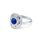 Mongolian Celebration Ring  Blue 8/9 size