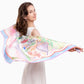 The Mulan Scarf  Pink and Sky Blue