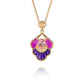 Tang Flowing Gowns Necklace Purple