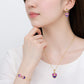 Tang Flowing Gowns Bracelet Purple