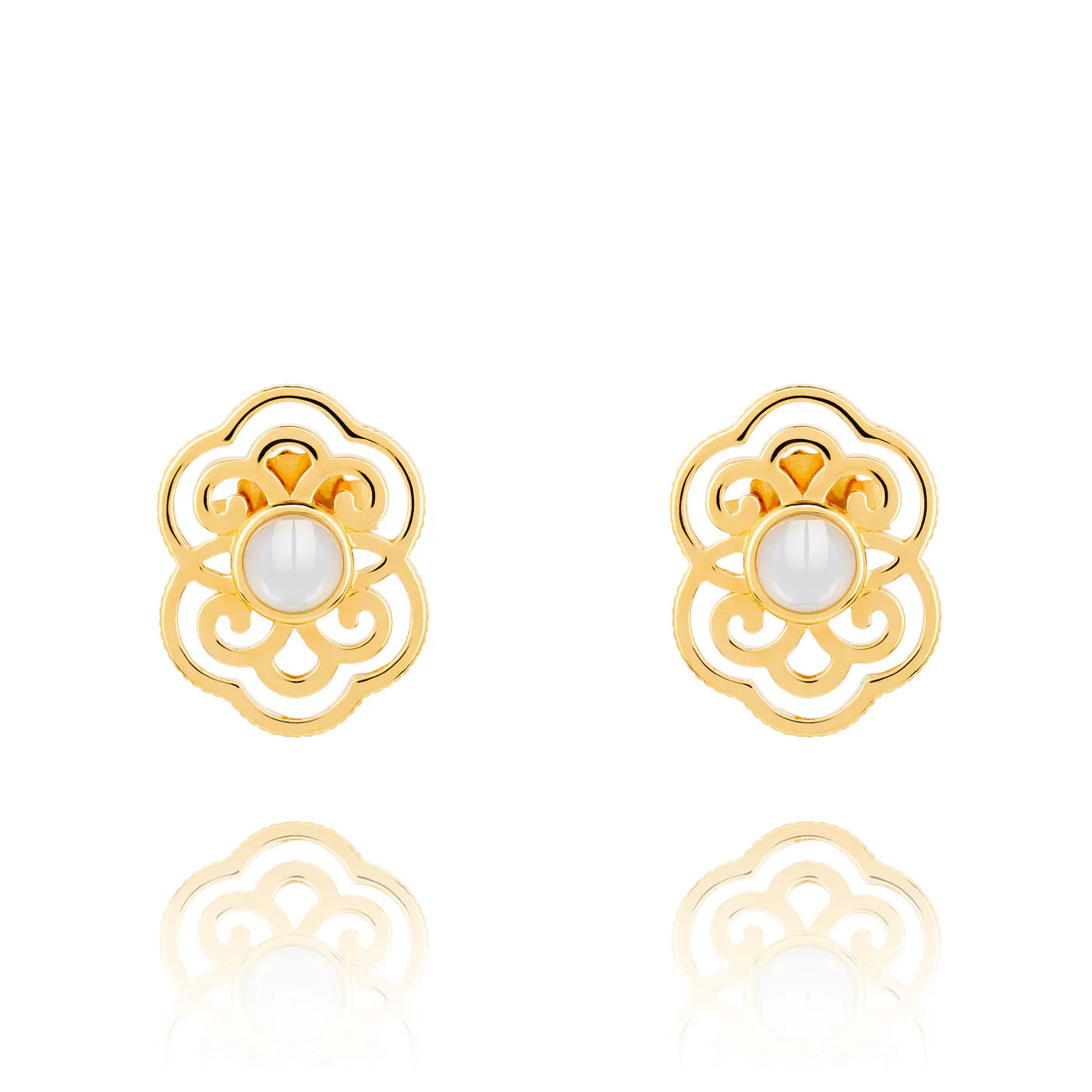 Blissful Ruyi Stud Earrings