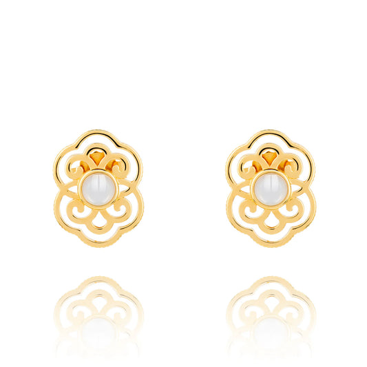 Blissful Ruyi Stud Earrings