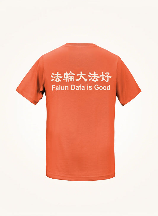 Falun Dafa is Good T-Shirt-Orange
