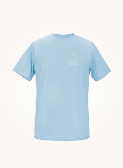 Truthfulness, Compassion, Tolerance T-Shirt Blue Gray