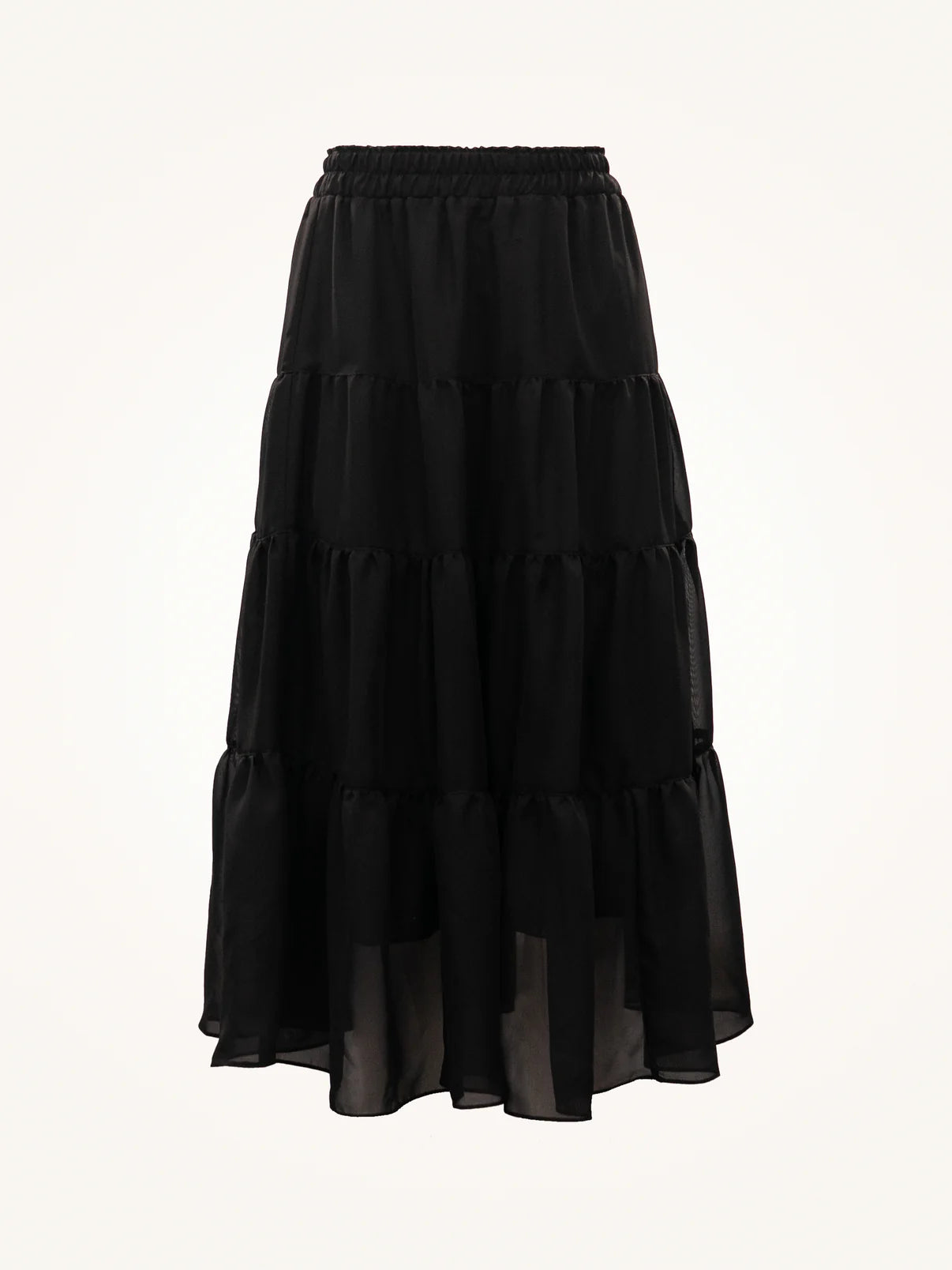 Floral Tiered Maxi Skirt