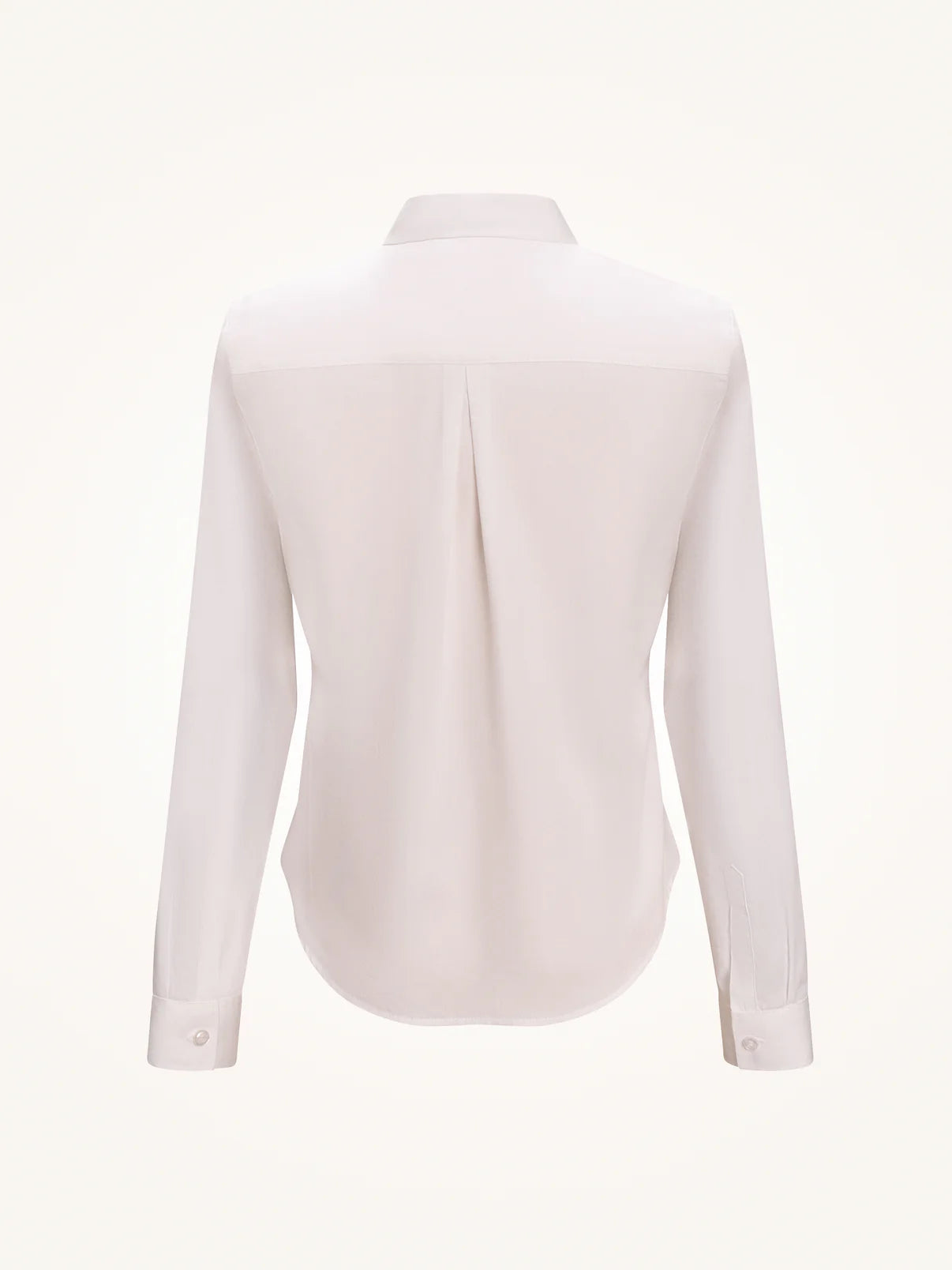 Women's Cropped Boxy Cotton Shirt White