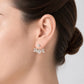 Zhen Shan Ren Words Silver Earrings