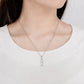 Zhen Shan Ren Words Silver Necklace