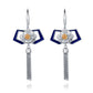 Manchurian Elegance Earrings Blue