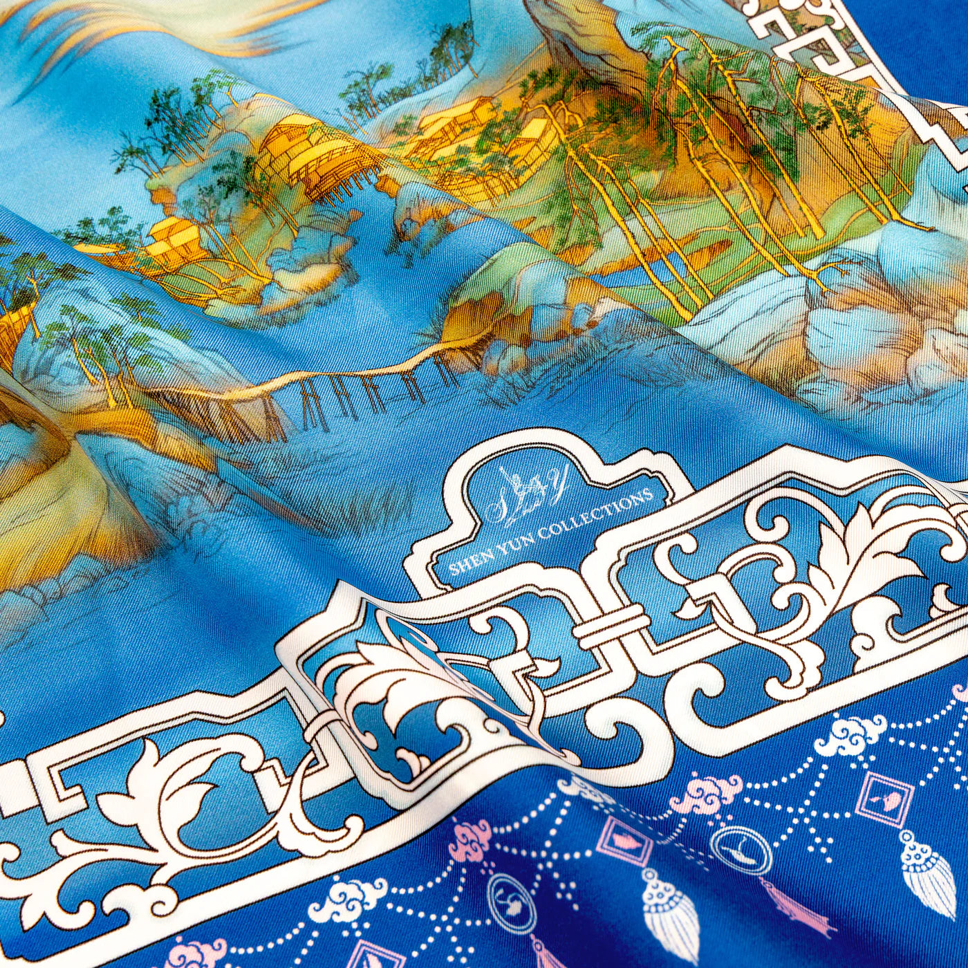 Moon Goddess Long Silk Scarf
