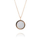 Divine Grace Pendant - 18kt Rose Gold with White Mother of Pearl