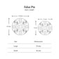 Falun Pin - White Large