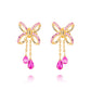 Blissful Knot Earrings  Gold