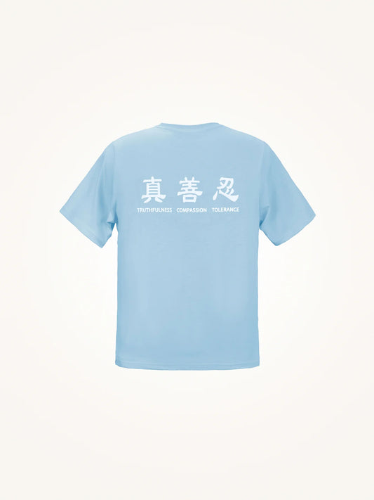 Kids' Truthfulness, Compassion, Tolerance T-Shirt Light Blue